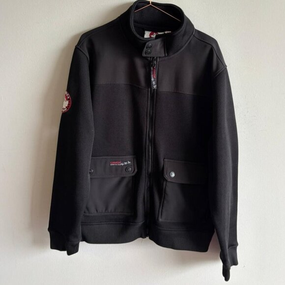 Canada Weather Gear Mens Super Triple Goose Full Zip Outdoor Jacket Black Size L - Picture 12 of 12